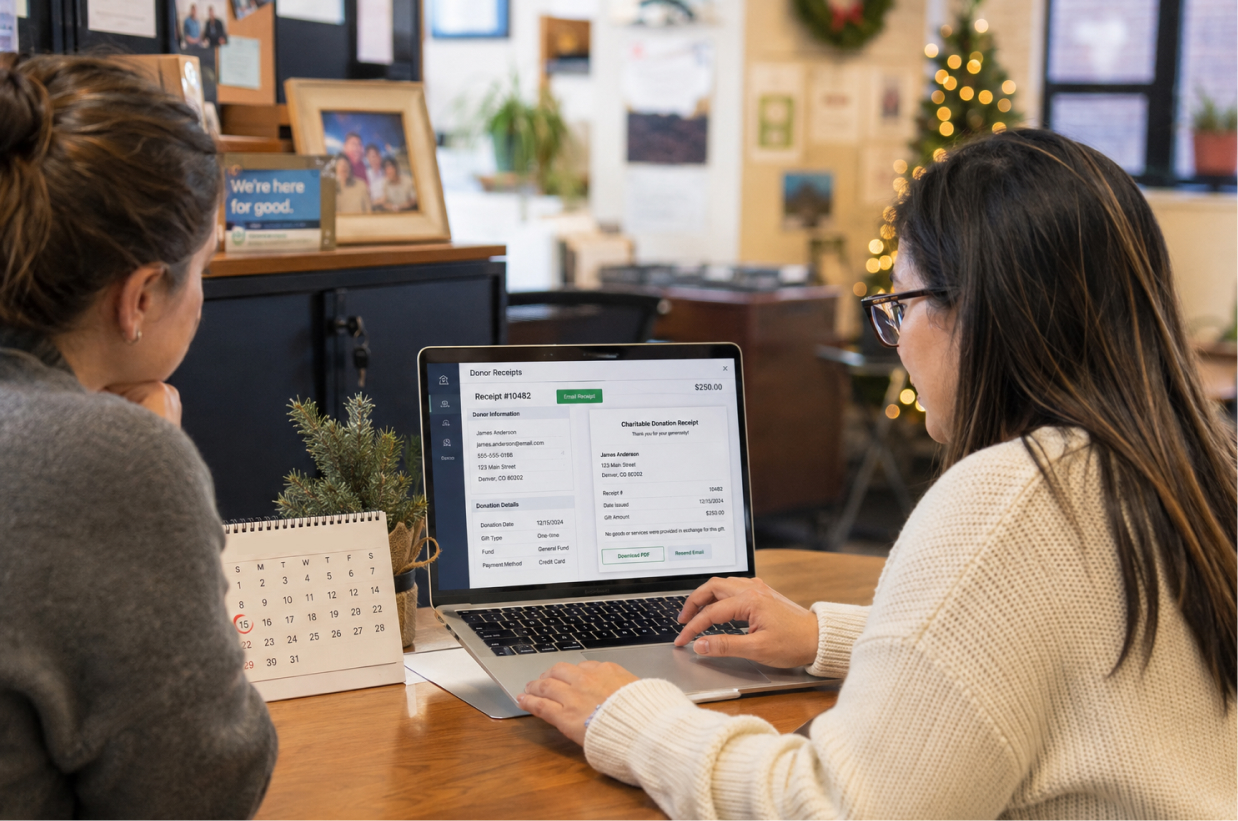 How Nonprofits Can Manage Charitable Receipts for Donations During Year-End Giving